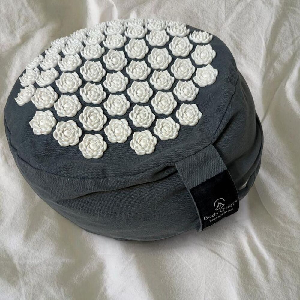 Meditation Cushion With Acupressure For Stress Relief Yoga Health Wellness